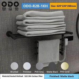 Stainless Steel Wall Mounted Electric Heated Towel Warmer Heated Towel Rail for Drying Towel - Foshan Pinshi Sanitary Ware Co., Ltd. - China