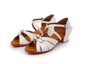 Children Latin Dance Shoes Kids Ballroom Dancing Practice Wear Dance Shoes - Xiamen Elletop Import and Export Co., Ltd - China