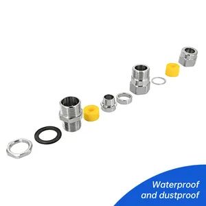 M50 Double Compression Stainless Steel Cable Gland Explosion Proof for Armoured Power Cables - Jiangsu Yikawei Electronic Technology Co., Ltd. - China