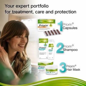 Bayer Priorin Hair Mask, 180 ml Shelf Life 2 YEARS Place of Origin - Thai Agri Company - Thailand