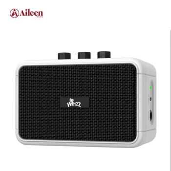 AG-04 Waist-Mounted Design Mini Electric Guitar Amplifier Model NO. AG-04 Trademark AILEEN Specification CE, SGS Origin China(Mainland) - Aileen Music Co., Ltd. - China