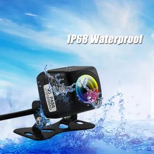 Car Rearview Mirror 720p HD Ahd Reverse Camera with LED Light Night Vision Rearview Car Camera - Guangzhou Racingter Technology Limited - China