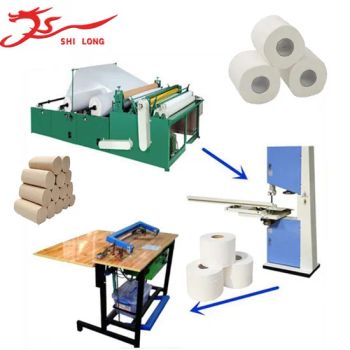 Automatic Full Embossing Tissue Toilet Paper Making Machine Toilet Roll Making Machines Toilet Paper Rewinding Machine - QinYang ShiLong Machinery Manufacturing Co., Ltd. - China