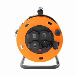 16A 250V IP44 4 Way Schuko Socket Waterproof Cable Reel 25m 50m - Ningbo Znpon Electrical Appliance Co., Ltd - China