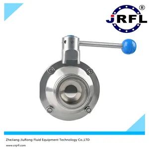 Wenzhou Jiurong Manufacturer Sanitary Stainless Steel Threaded End Butterfly Type Ball Valve for RO/Dairy Machine - Zhejiang Jiurong Fluid Equipment Technology Co., Ltd. - China
