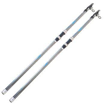 Wholesale 4.2m 4 Pieces Carbon Fiber Surf Fishing Rods OEM Yes MOQ 200 Action F Section 4 Power Heavy Origin China Weight(g) - Weihai Huayue Sports Co., Ltd. - China