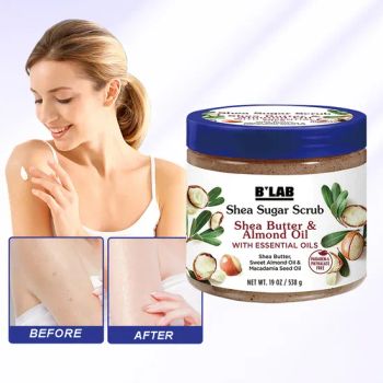 OEM Skin Care Product Almond Oil and Essential Oils Whitening Body Scrub - Guangzhou Beaver Cosmetic Co., Ltd. - China