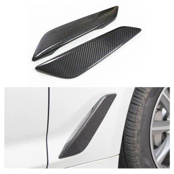 for BMW 5 Series G30 2021-up Dry Carbon Fiber Universal Car Spoilers Front Bumper Canards Body Kits Trim Fender - Qingyuan Huazhongye Auto Accessories Co., Ltd - China