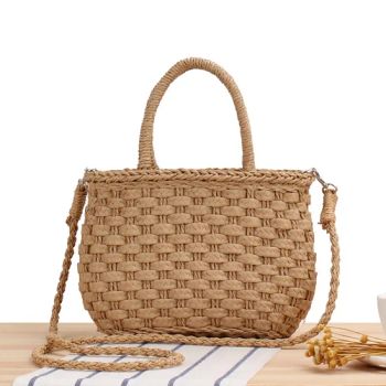 (WD13799) Designer Replica Woven Beach Bags Summer Straw Lady Bags - Guangzhou Vectra Bags Co., Ltd - China