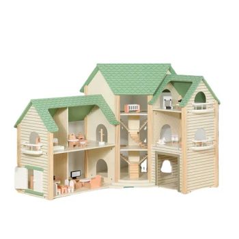 Wooden Princess Doll House Miniature Furniture Role Play Toy Origin China Scale Medium Style Chinese Color as Photo Trademark - Ningbo Shone Med-Tech Co., Ltd. - China