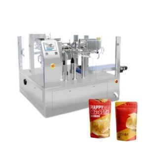 Potato Chips Three Side Sealing Packaging Machine Liquid Sauce Premade Pouch Filler Freeze Dried Fruit Pouch Packaging Machine - Wenzhou Elemotion Technology Co., Ltd - China