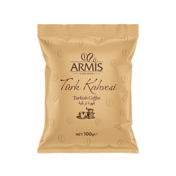 Turkish Coffee 100g x 24 pcs Unit Weight 100 G Units Per Carton 24 X 100 G Package Type Opp / Foil Packaging Total Net Weight Per Carton 2.4 - Armis Coffee - Turkey