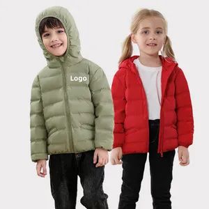 Wholesale Down Jackets for Kids Winter Coat Candy Color Warm Kids Down Hooded Coats Puffer Jacket Boys 2-9 Years Outerwear Kids Wear - Guangzhou Yuedong Clothing Co., Ltd. - China