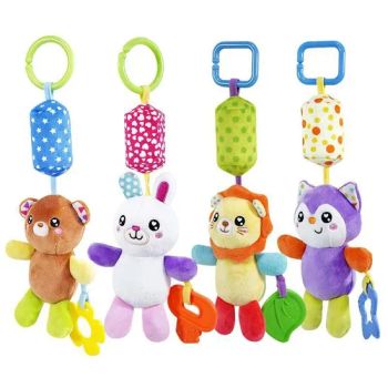 Customized Educational Soft Teether Cute Animal Shaped Crib Hanging Toys - Jinan Wellda Trade Corporation Ltd - China