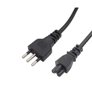 Imq Certificate Cables Extension Cord Italy to IEC320 C5 10A 250V Cable Extension 3 Pin - Shenzhen Jiajiayuan Electronic Co., Ltd. - China