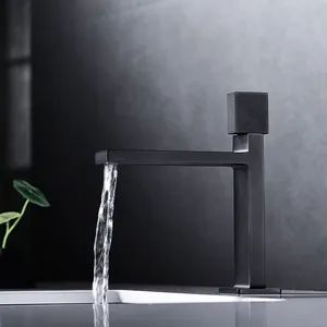 Sanitary Ware Commercial Matte Black Hot and Cold Brass Bathroom Basin Faucets - Hangzhou Shata International Trading Co., Ltd. - China
