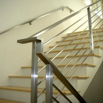 Ss Simple Railing, Mounting Type: Stairs Modern Yes Material SS Brand Fortune Position Stairs Color As per Need I Deal In New - Fortune Creations - India