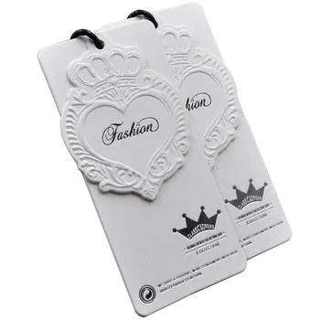 Manufacturer Garment Accessories Clothing Satin Tag Hang Tag Type Hang Shape Strip Model NO. H1 Size 9cm*5.4cm Material - Tianjin Caile Printing Co., Ltd - China