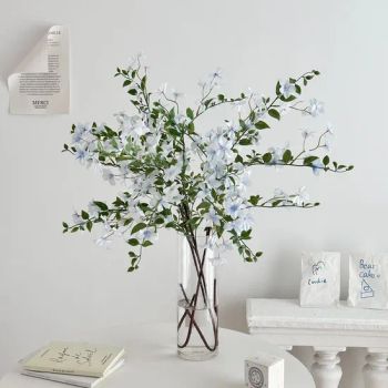 Long Stem Artificial Flower Wholesale Blue Wedding Silk Flower Arrangement - Hangzhou Zizhou Trading Co., Ltd. - China