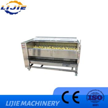 Brush Roller Type Seafood Lotus Root Radish Onion Potato Cleaning Peeling Machine - Zhucheng Lijie Food Machinery Co.,Ltd. - China