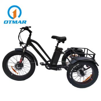 24 Inch Electric Cargo Bike Fat Tire Motorcycles Adult Three Wheel E Trike OEM Customized Factory Direct Sales Powered Electric Trike - Jinhua Otmar Technology Co., Ltd. - China
