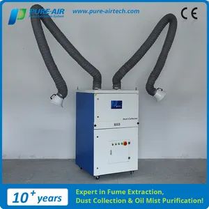 Pure-Air Mobile Welding Fume Extractor Welding Equipment Fumes Extraction (MP-4500DH) - Dongguan Pure-Air Tech Co., Limited - China