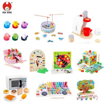 High Quality Wholesale Wooden Toys Children's Simulation Toys Eco-Friendly Role-Playing Educational Toys Wooden Musical Instrument Toys Durable Wooden Toys - Hua Dong Plastic Toys & Electronic Co., Ltd - China