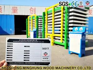 20layers Hollow Hot Press Veneer Pressing Drying Machines - Shandong MINGHUNG Wood Based Panel Machinery Co., Ltd - China