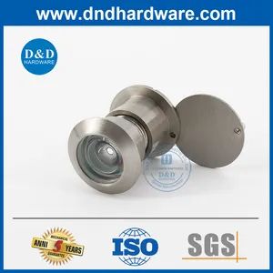 Satin Nickel Door Hardware Accessories Door Viewer Peephole with Cover - D&D Hardware Industrial Co., Ltd. - China