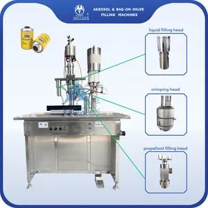 Semi Auto Aerosol Can Filling Machine YqpUWz - Yangzhou Meida Filling Machinery Co., Ltd. - China