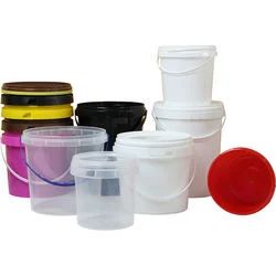 Factory Supply Cheap Price Plastic Bucket 760ml 1L 2L 3L Plastic Pail with Lid Barrel for Honey Ice Cream - XIAMEN XINLISHENG I/E CO.,LTD - China