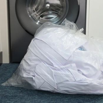Disposable Water Soluble Laundry Bags for Infection Control in Hospital Epidemic Control - Foshan Polyva Materials Co., Ltd - China
