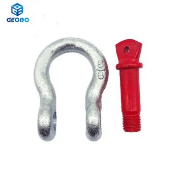 G209 Us Type Red Screw Safety Lifting Screw Pin Anchor Bow Shackle - Ningbo Geobo Hardware Co., Ltd. - China