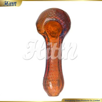 2025 Hittn Hot Sale 4.1 Inches Bubble Trap Silver Fumed Spoon Handpipe 420 Pyrex Glass Smoking Tobacco Hand Pipes Factory Wholesale - Hejian City Shenghong Glass Products Co., Ltd. - China