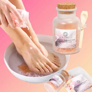 Hot Selling Herbal Salt Foot Soak with Petals Epsom Salt Bath Salt Foot Skin Care - Guangzhou Shiruoni Cosmetics Co., Ltd. - China