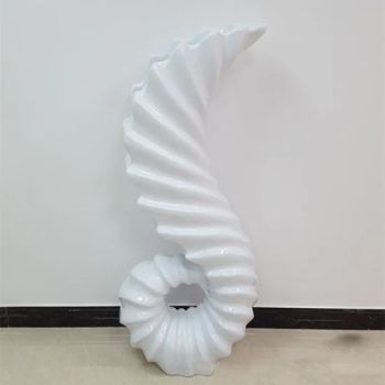 Fiberglass Vase for Garden and Home Decor Size Large Age Modern Pattern No Color White Trademark no Style Fashion Model NO. - Foshan Myart Flower Co., Ltd. - China