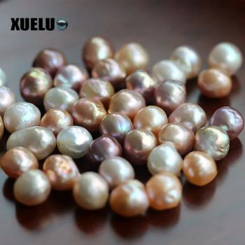 11 12mm Multicolor Round Edison Baroque Natural Cultured Freshwater Loose Pearls XL110001  - Zhuji Xueluo Pearl Jewelry Co., Ltd. - China
