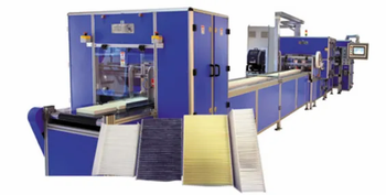 A2Z Automatic Servo Driven Cabin Filter Line Pleat Depth Range 10 Mm - 100 Mm Filter Width Range 200 Mm - 1000 Mm Blade Pleater Control Plc - A2z Filtration Specialities Private Limited - India