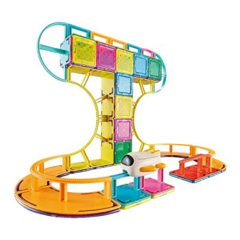62PCS Child Educational Magnetic DIY Assembly 3D Puzzle Tile Toys Plastic Magnet Building Block Slot Track Play Toys Kit for Toddler - Ruijin Baibaole E-Commerce Co., Ltd. - China