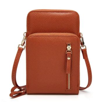 High Quality Pure Colors PU Leather Wallets Mini Shoulder Bag Purse Handbag Unisex Card Holder mobile Phone Bag Money Purse Long Wallet - Shenyang Shenhe Yiming Department Stores - China