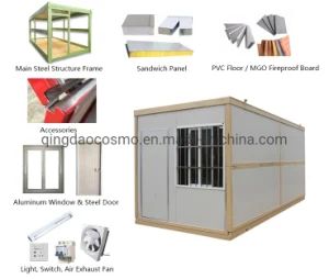 Brand New 2 Min Green Steel Structure Thermal Insulation Collapsible Folding Pop up Container House Modular House Small House Tiny - Qingdao Cosmo Technology Co., Ltd - China