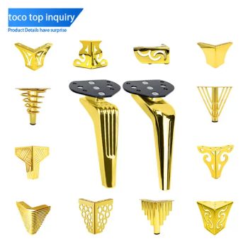 Modern Furniture Accessories Metal Replacement Feet Home Kitchen Cabinet Sofa Legs - Foshan Toco Decorative Material Co., Ltd. - China