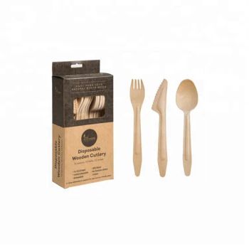 Eco Friendly Disposable Luxury Egg Wooden Bamboo Cutlery Sets - Hai Yang International Limited - China