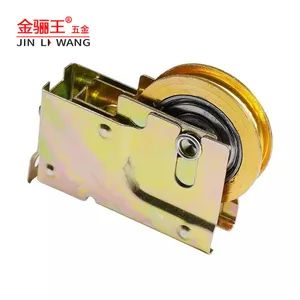 Iron Zinc Galvanized Single Wheel Bottom Pulley Sliding Window Door Roller - Jiangxi Jin Bai Cheng Hardware Products Co., Ltd. - China