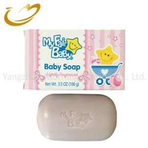 100g Floral Scent Solid Baby Bath Soap Palm Coconut Oil Herbal OEM 7D Sample - Yangzhou Morning Trading Co., Ltd. - China