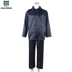 Oxford Cloth Split Raincoat Two Pieces Rain Suits Construction Worker Rain Suit En343 - Baymro Safety China Co., Ltd. - China