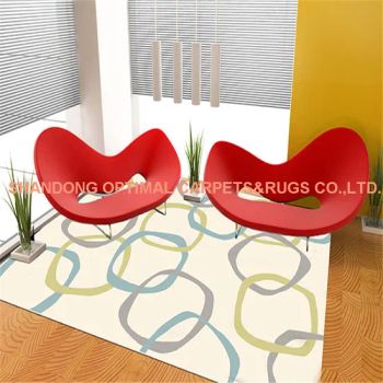 Brief Flower Bedroom Rugs and Carpets Coffee Table Area Rugs/Floor Mat - DEZHOU MUJIN BUILDING MATERIAL CO., LTD. - China