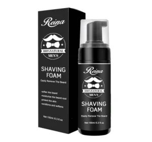OEM ODM Private Label Shave Foam Natural Beard Nourish Cream Shaving Foam for Men - Reina Cosmetics (Guangzhou) Co., Ltd. - China