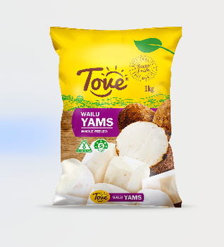 Frozen Yams - Tove Foods - Australia