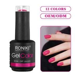 Roniki Nail Gel Manufacturer High Quality UV Nail Gel Rich Pigment Colors Gel Polish - Guangzhou Startalk Nail Technology Co., Ltd. - China